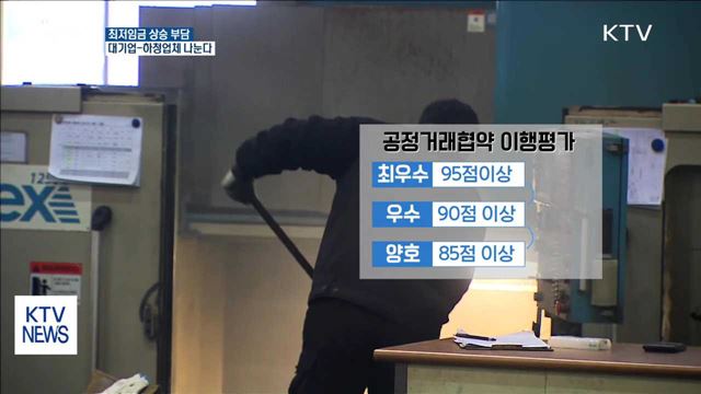 최저임금 상승 부담, 대기업-하청업체 나눈다