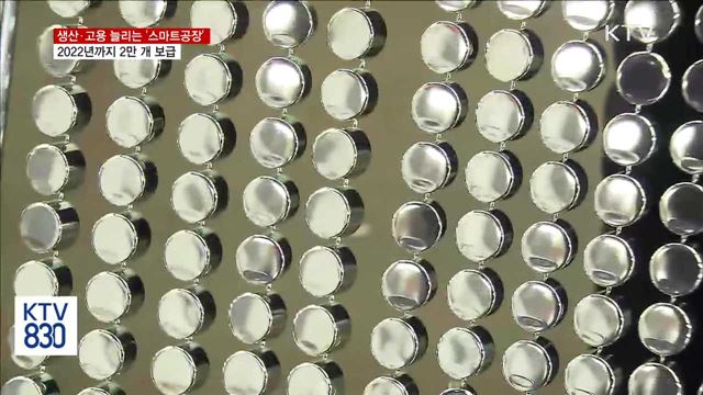 생산·고용 늘리는 '스마트공장'…2022년까지 2만 개 보급