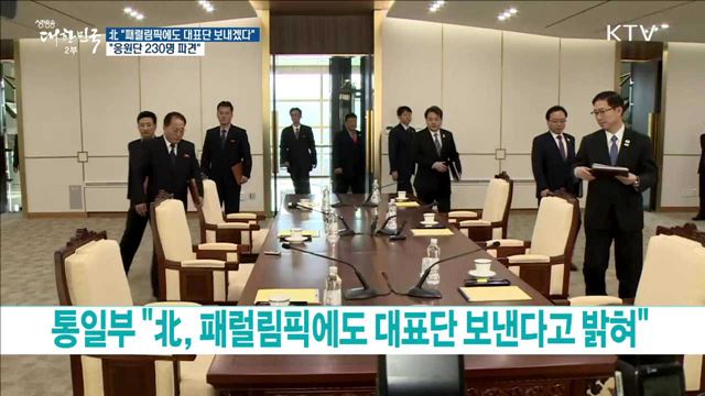 北 "패럴림픽에도 대표단 보낸다···응원단 230명 파견"