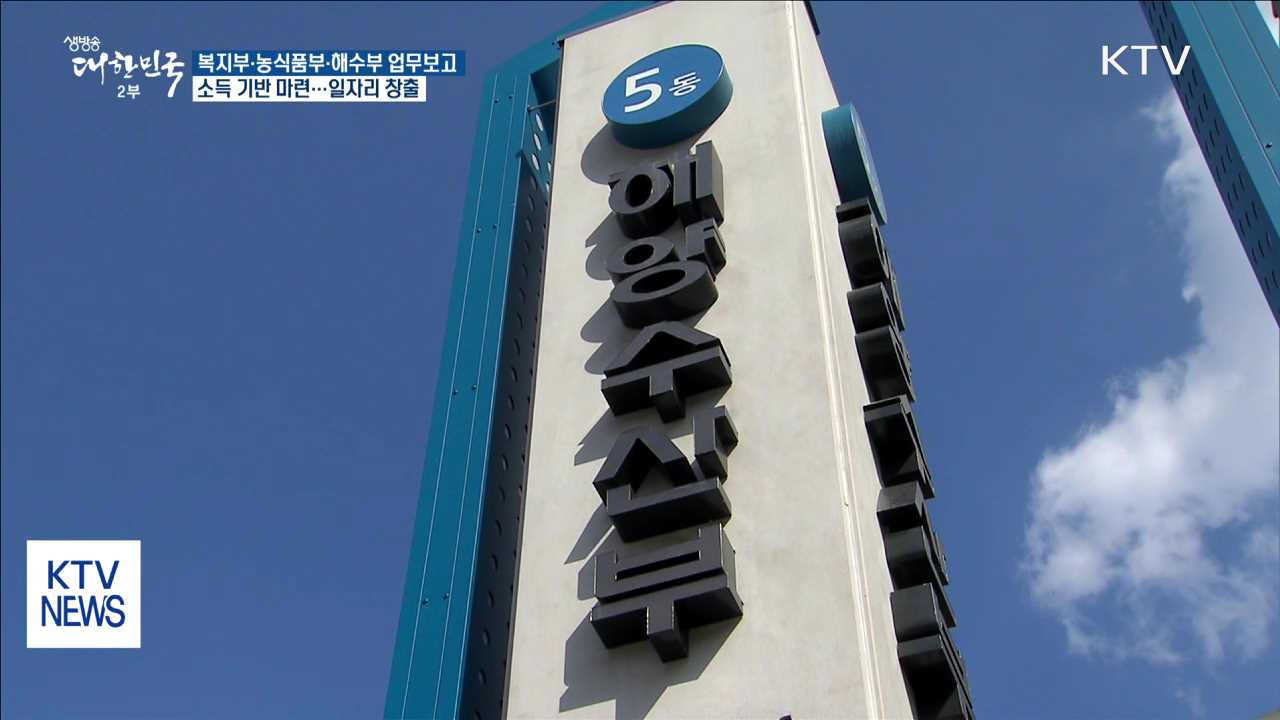 복지·농·수산업 소득 기반 마련…일자리 창출 추진