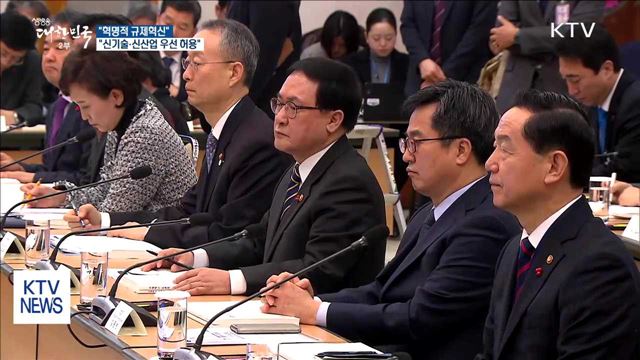 "혁명적 규제혁신…신기술·신산업 우선 허용"