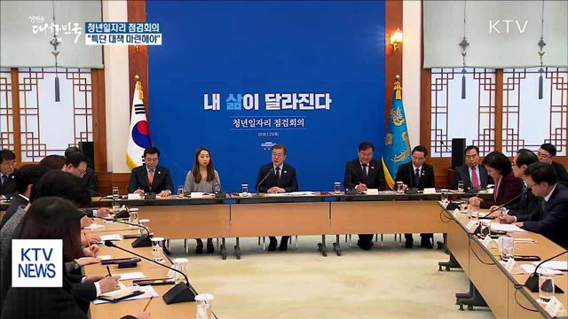 문 대통령 "청년 일자리 문제, 특단 대책 마련해야"