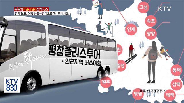 경기 보고, 여행 하고···평창으로 '탁' 떠나세요 [똑똑한 정책뉴스]