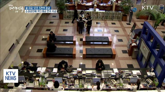 설 자금 '12조 5천억' 공급…민생안정 대책 시행