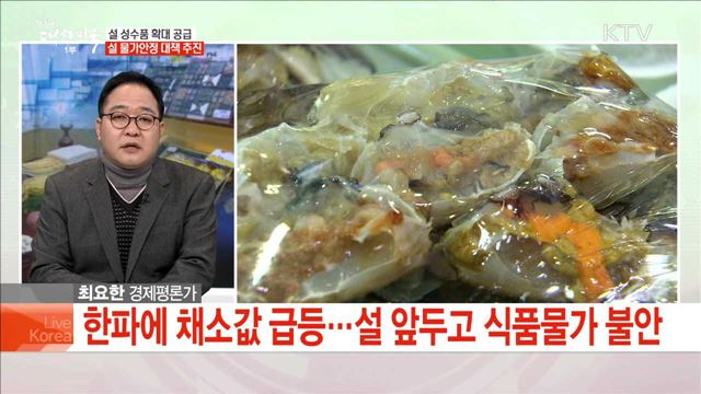 설 성수품 확대 공급 설 물가안정 대책 추진