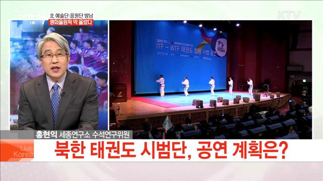 北 예술단·응원단 방남 평화올림픽 막 올랐다