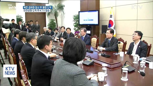 김여정 KTX 탑승…잠시 후 평창 도착