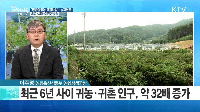 농민의 희망 '청년창업농 지원사업'과 '농지연금' 제도는? [라이브 이슈]