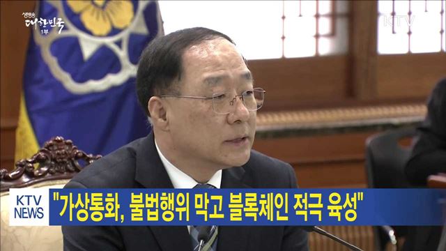"가상통화, 불법행위 막고 블록체인 적극 육성"
