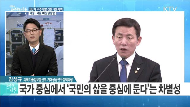 '우주를 향한 새로운 도전' 제3차 우주개발 진흥기본계획 [라이브 이슈]