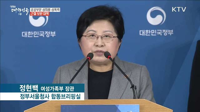 공공부문 성희롱·성폭력 근절 보완 대책 