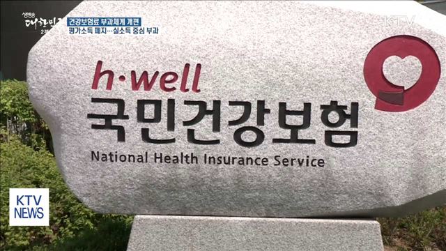 고소득 직장인 건보료 오르고 저소득층 부담 줄어든다