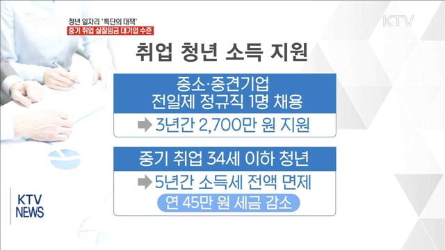 중기 취업 청년 실질소득, 대기업 수준으로