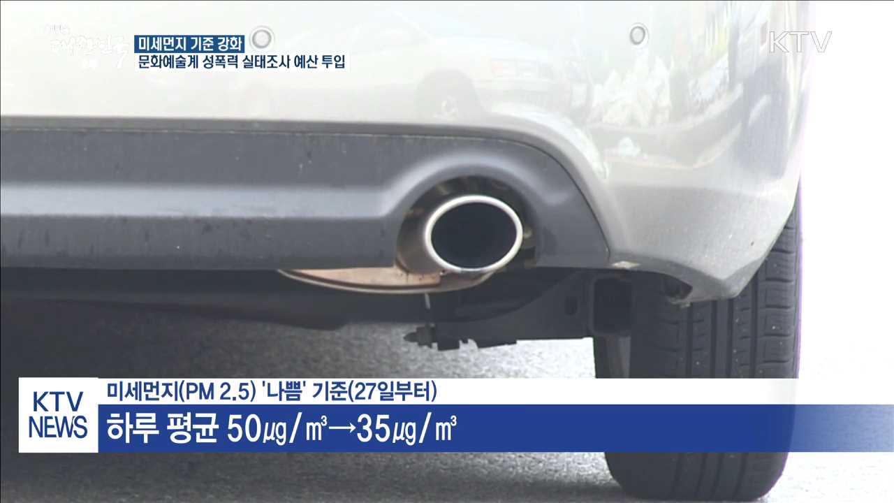 미세먼지 기준 선진국 수준으로 강화