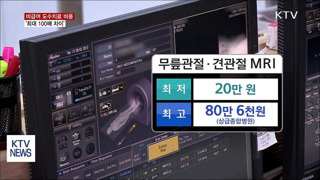 도수치료 비용 "병원 따라 100배 차이"