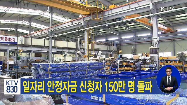 일자리 안정자금 신청자 150만 명 돌파