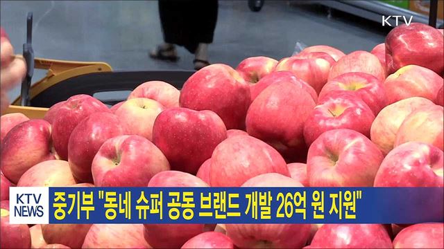 중기부 "동네 슈퍼 공동 브랜드 개발 26억원 지원"