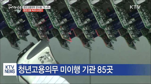 청년고용의무 준수율 79.4%…청년고용 독려 나선다