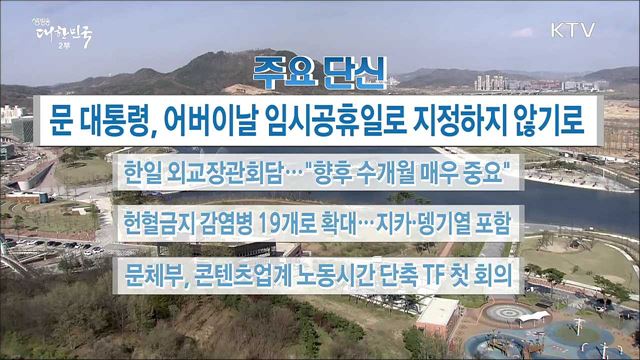 주요 단신(18. 04. 11. 16시)