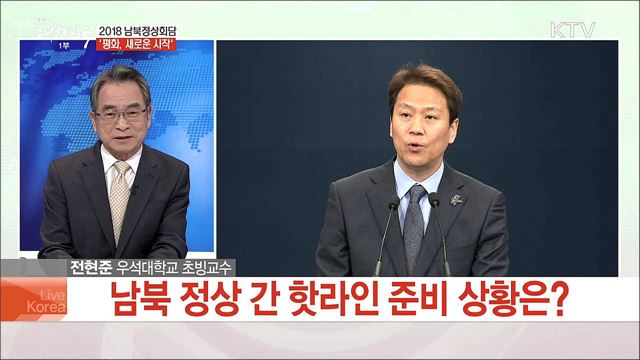 2018 남북정상회담 '평화, 새로운 시작'