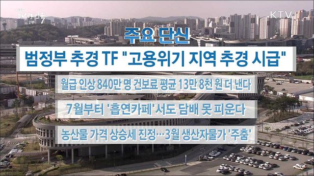 주요 단신(18. 04. 19. 16시)