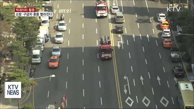 빅데이터 활용…소방·구급차 출동 빨라진다