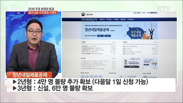 2018 추경 본회의 통과, 청년고용·지역경제 지원은