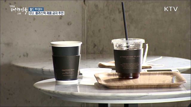 EU, 빨대·면봉 등 플라스틱 제품 금지 추진···"해양오염 방지" [월드 투데이]