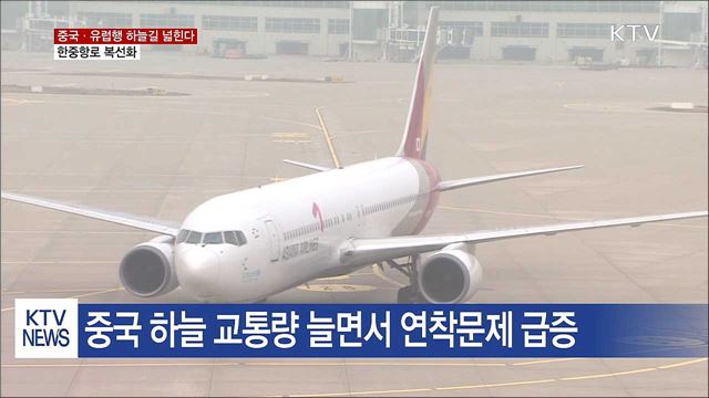 중국·유럽행 하늘길 넓힌다···한중항로 복선화