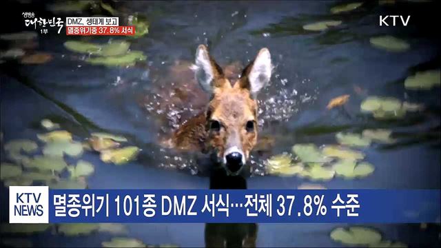 DMZ, 생태계 보고···멸종위기종 37.8% 서식