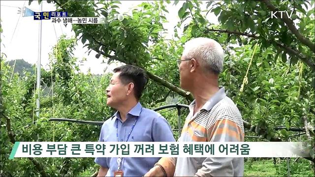과수 냉해 확산···"정부 적극 지원 대책을.."