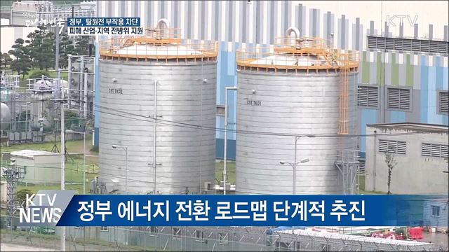 탈원전 부작용 차단···피해 산업·지역 지원