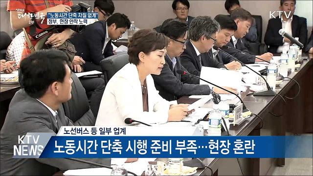 "노동시간 단축 차질 없게"···정부, 현장 안착 노력