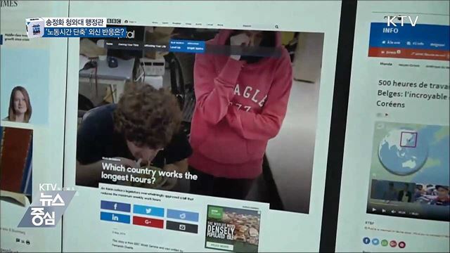 ‘노동시간 단축’ 외신 반응은?