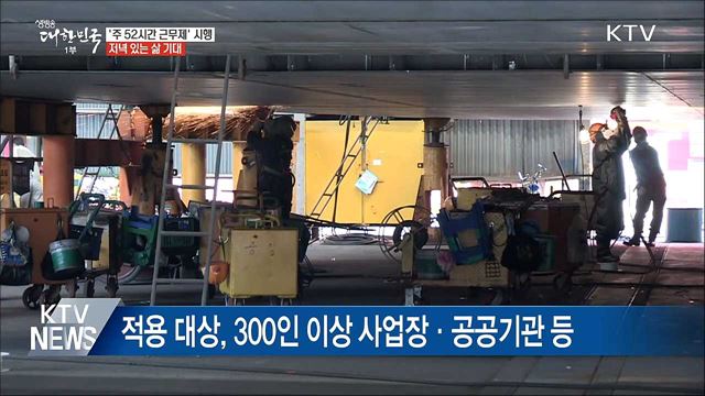 '주 52시간 근무제' 시행···저녁 있는 삶 기대