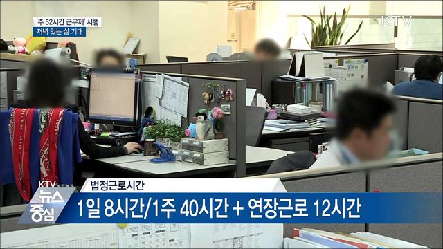 '주 52시간 근무제' 시행···저녁 있는 삶 기대