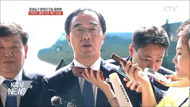 통일농구 南 대표단 방북···"한반도 평화 진전 계기 되길"