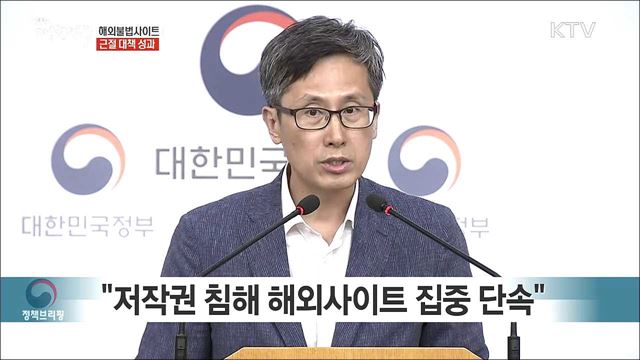 해외불법사이트 근절 대책 성과