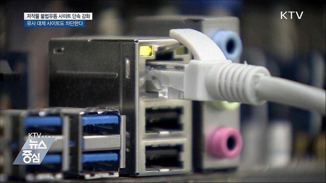 저작물 불법유통 사이트 단속 강화한다