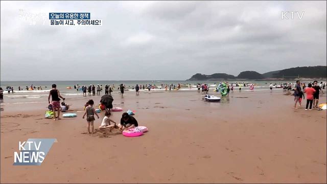 물놀이 사고 절반 이상 '안전 부주의'···"주의하세요"