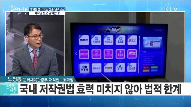 해외불법사이트 집중 단속으로 저작권 보호 강화한다! [정책 공감]