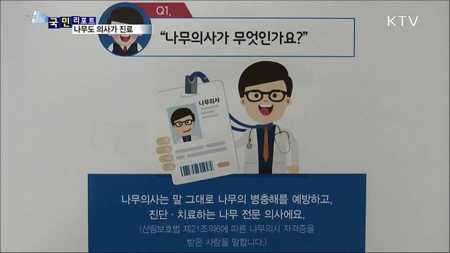 '나무의사' 도입···생활권 숲 나무의사가 관리