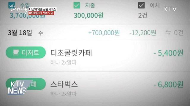 나만의 맞춤 서비스···마이데이터 산업 도입