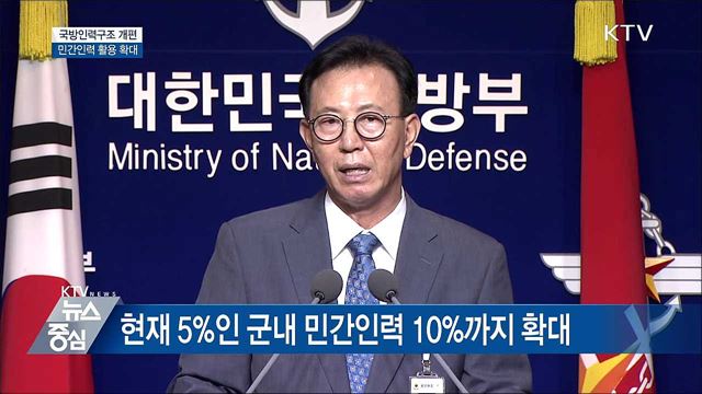 군내 민간인력 비율 10%까지 확대 [오늘의 브리핑]