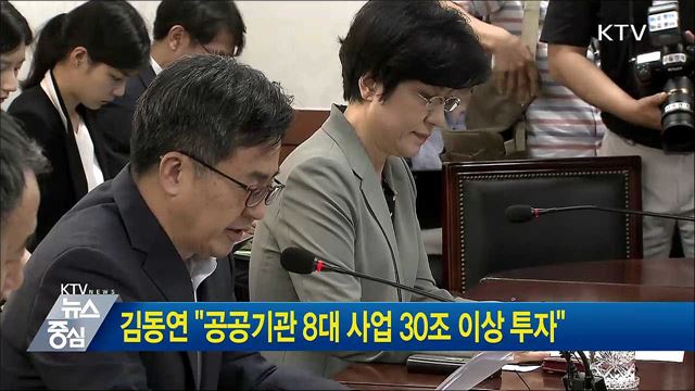 김동연 "공공기관 8대 사업 30조 이상 투자"