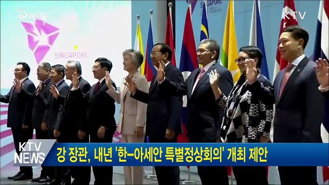 강 장관, 내년 '한-아세안 특별정상회의' 개최 제안