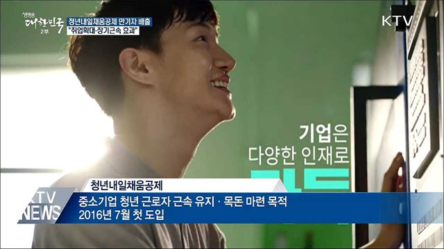 청년내일채움공제 만기자 배출···"장기근속 효과"