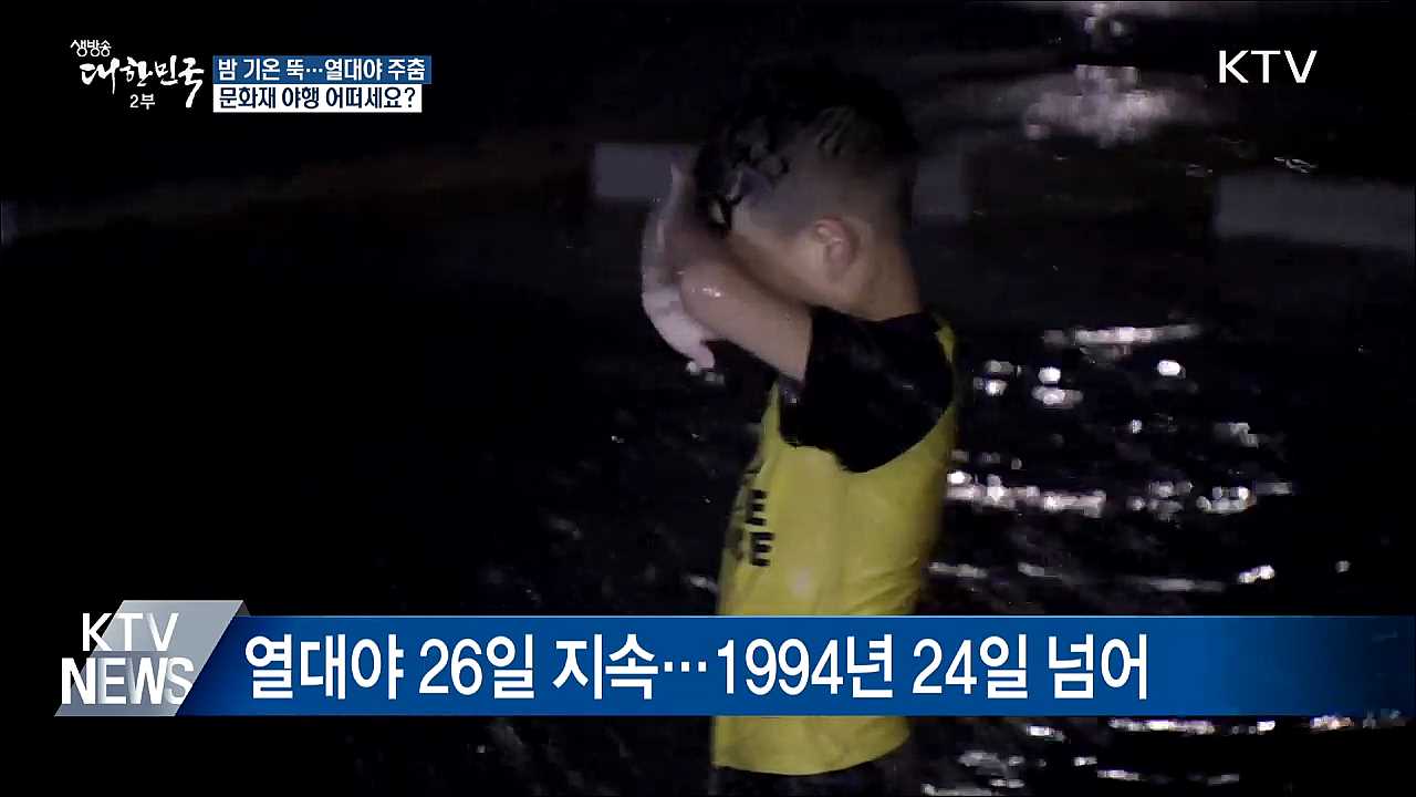 밤사이 선선, 열대야 주춤···야행 어떠세요?