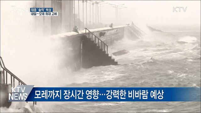 태풍 '솔릭' 북상···대비 철저 당부