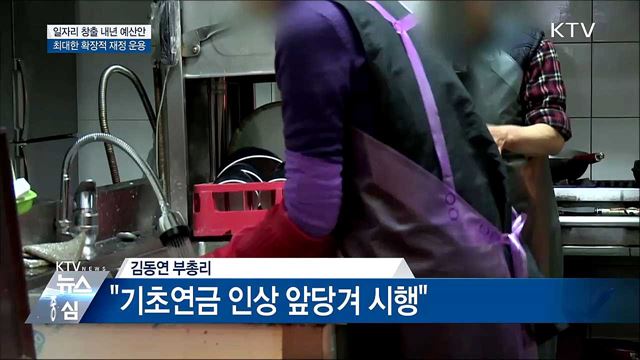 김동연 부총리 "일자리 예산 최대한 확장"